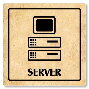 Server, 100x100mm, pergamen, Utah